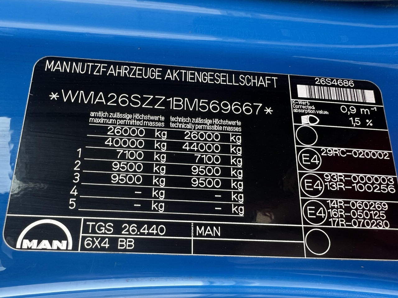 شاحنة نقل المخلفات MAN TGS 26.440 6X4 BB TGS 26.440 6X4 BB, Tele-Absetzer: صورة 6