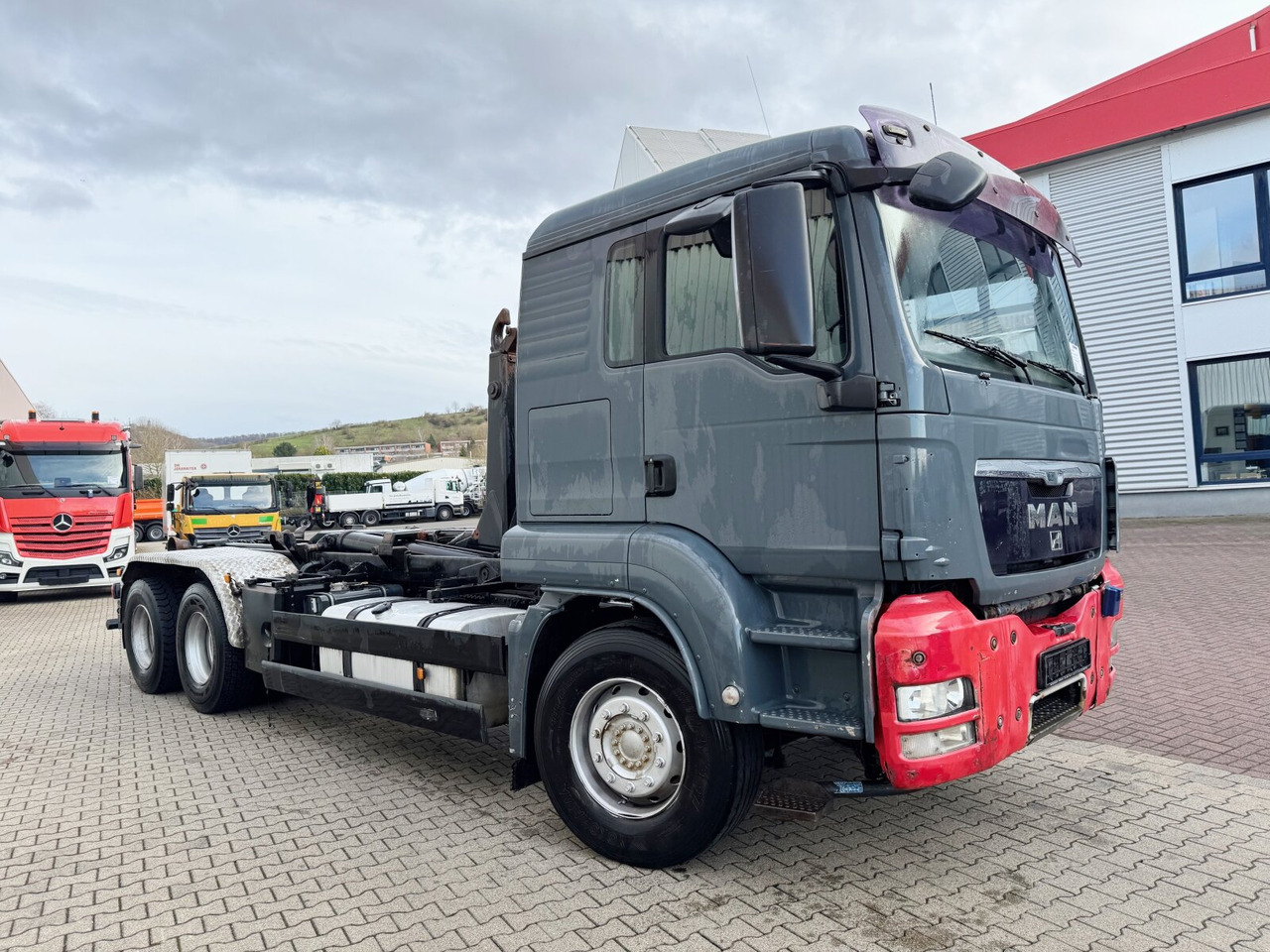 شاحنة ذات خطاف MAN TGS 26.440 6x4 BB TGS 26.440 6x4 BB, Meiller Schub-Knick: صورة 8