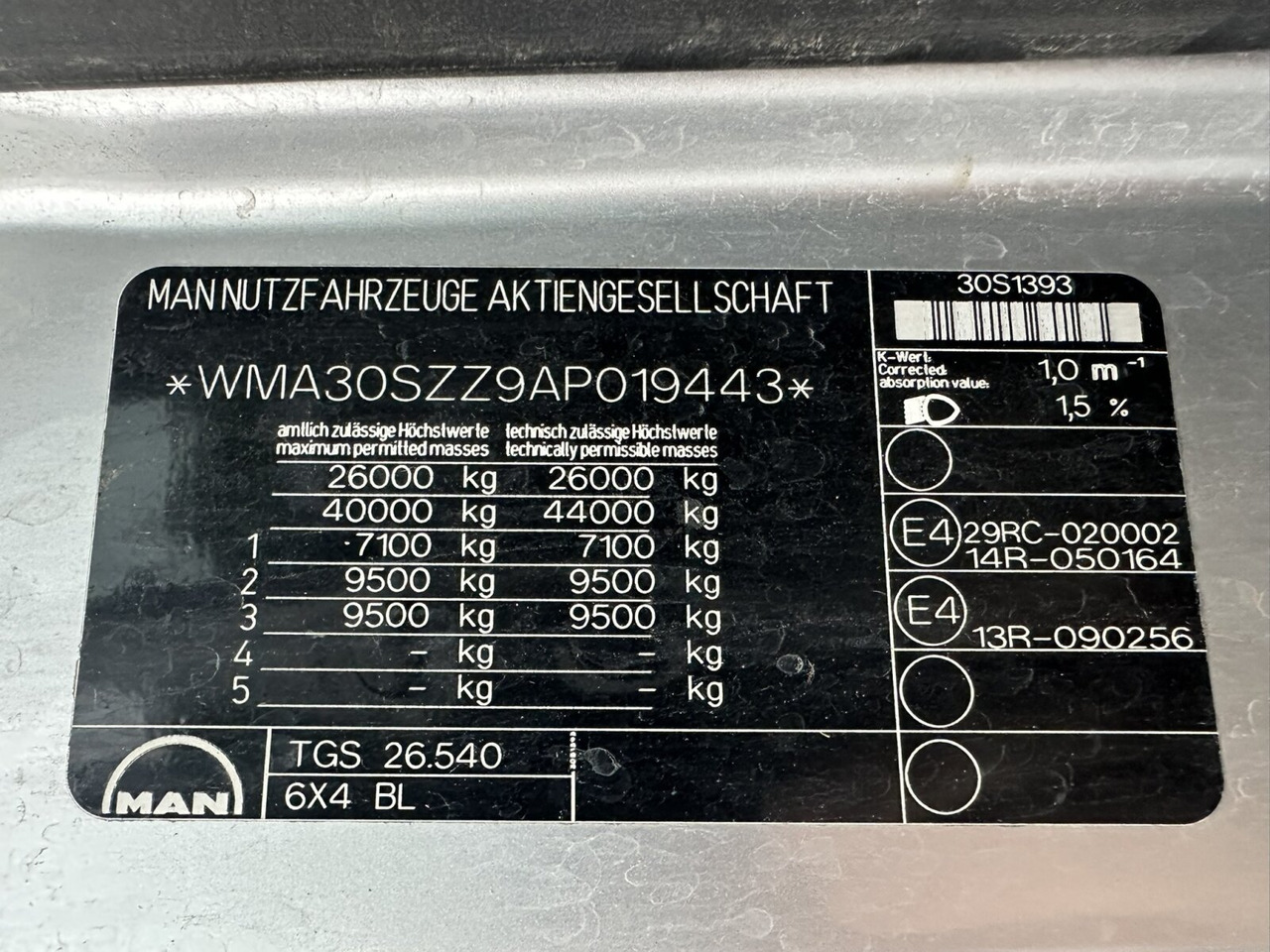MAN TGS 26.540 6x4 BL TGS 26.540 6x4 BL, Bordmatik, Retarder, Meiller - شاحنة قلاب: صورة 5 MAN TGS 26.540 6x4 BL TGS 26.540 6x4 BL, Bordmatik, Retarder, Meiller - شاحنة قلاب: صورة 5