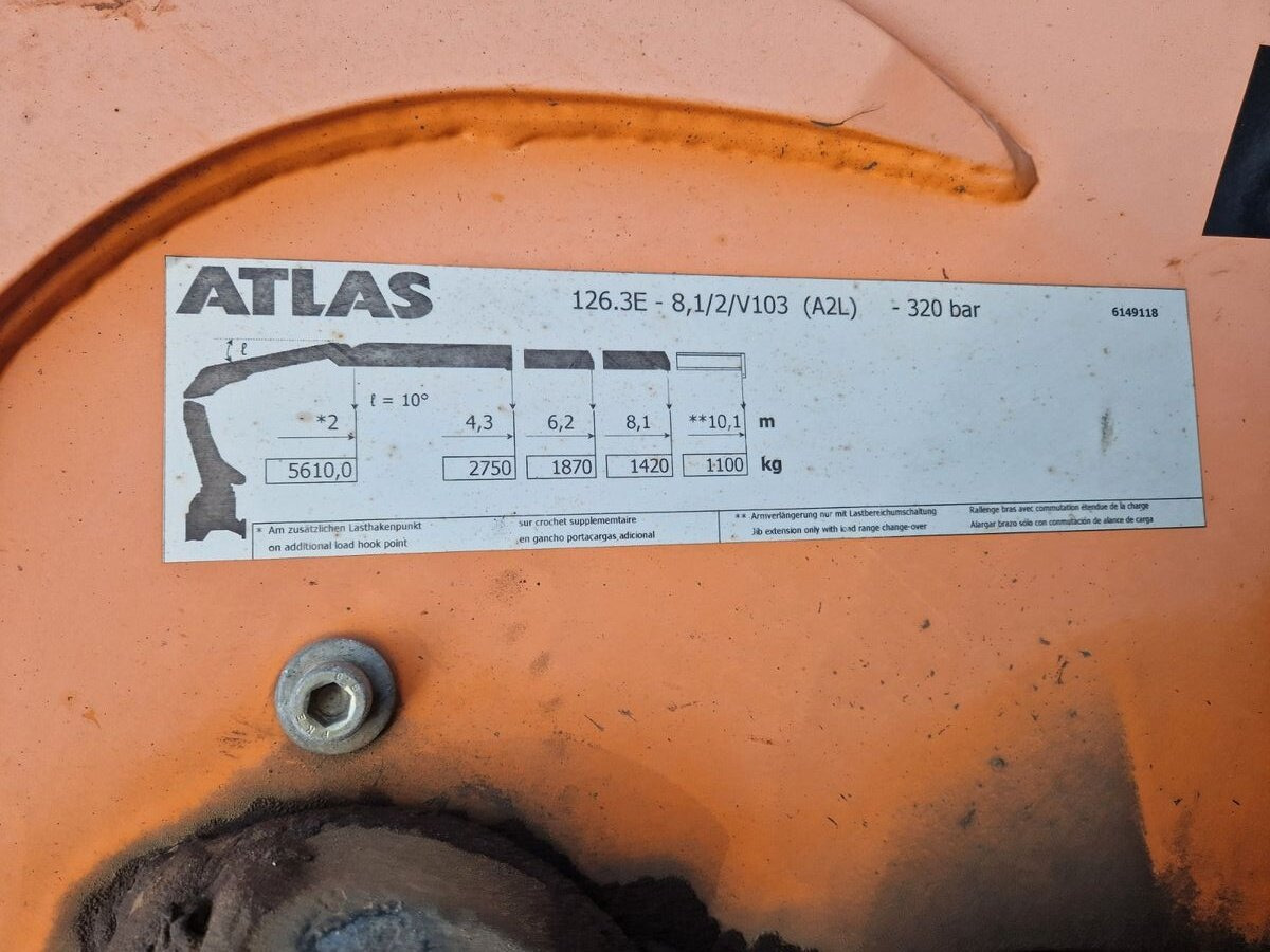 MAN TGS 28.440 6x2-4 BL TGS 28.440 6x2-4 BL, Atlas Kran VDL Abrollanlage, Funk, Lenk-Liftachse - شاحنة ذات خطاف, شاحنة كرين: صورة 3 MAN TGS 28.440 6x2-4 BL TGS 28.440 6x2-4 BL, Atlas Kran VDL Abrollanlage, Funk, Lenk-Liftachse - شاحنة ذات خطاف, شاحنة كرين: صورة 3