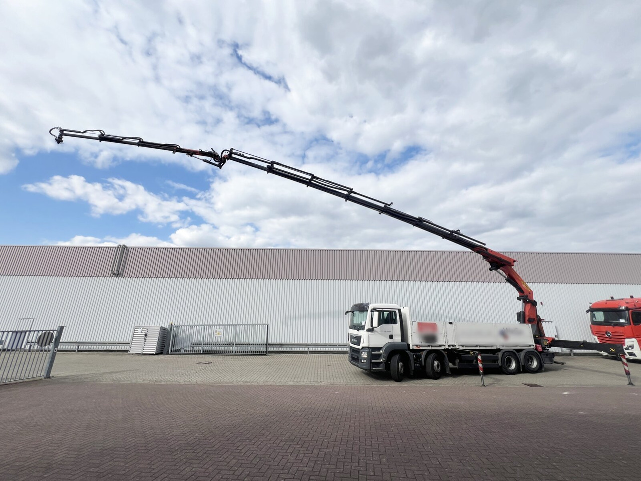 شاحنة كرين MAN TGS 35.440 8x4 BL TGS 35.440 8x4 BL, Navi, Heckkran Palfinger PK42002 SH-F + Jip PJ 060 B, 24,9m-730kg, Funk: صورة 9