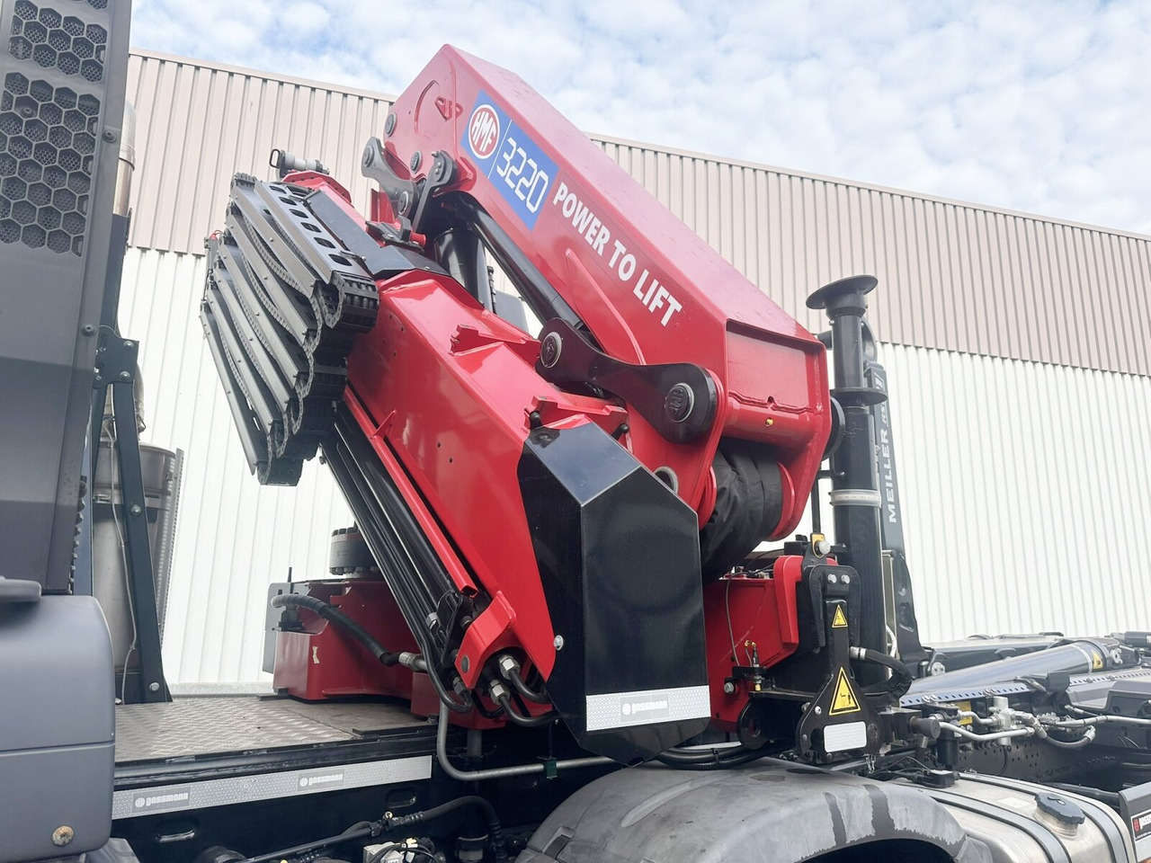 MAN TGS 35.480 8X4 BL TGS 35.480 8X4 BL, Intarder, Kran HMF 3220-K6, 4-fach Abstützung, Funk - شاحنة ذات خطاف, شاحنة كرين: صورة 3 MAN TGS 35.480 8X4 BL TGS 35.480 8X4 BL, Intarder, Kran HMF 3220-K6, 4-fach Abstützung, Funk - شاحنة ذات خطاف, شاحنة كرين: صورة 3