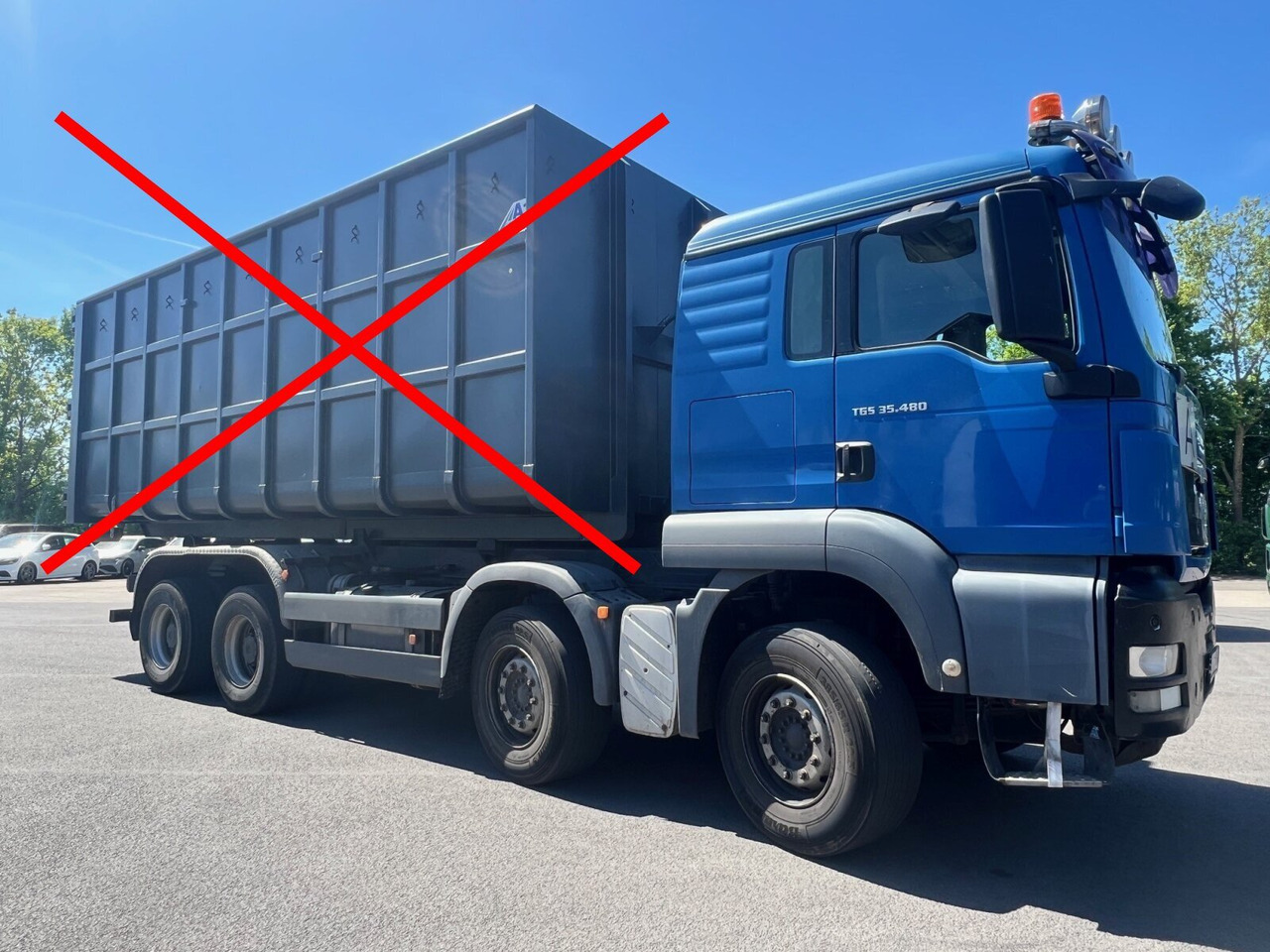 MAN TGS 35.480 8x4 BL TGS 35.480 8x4 BL - شاحنة ذات خطاف: صورة 1 MAN TGS 35.480 8x4 BL TGS 35.480 8x4 BL - شاحنة ذات خطاف: صورة 1