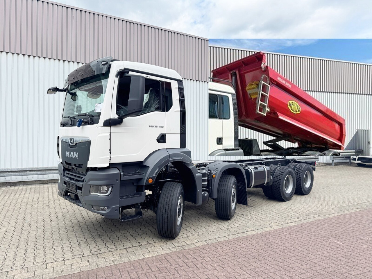 MAN TGS 35.480 8x8 BB CH TGS 35.480 8x8 BB CH, Meiller Stahlmulde 18m³ - شاحنة التعدين: صورة 1 MAN TGS 35.480 8x8 BB CH TGS 35.480 8x8 BB CH, Meiller Stahlmulde 18m³ - شاحنة التعدين: صورة 1