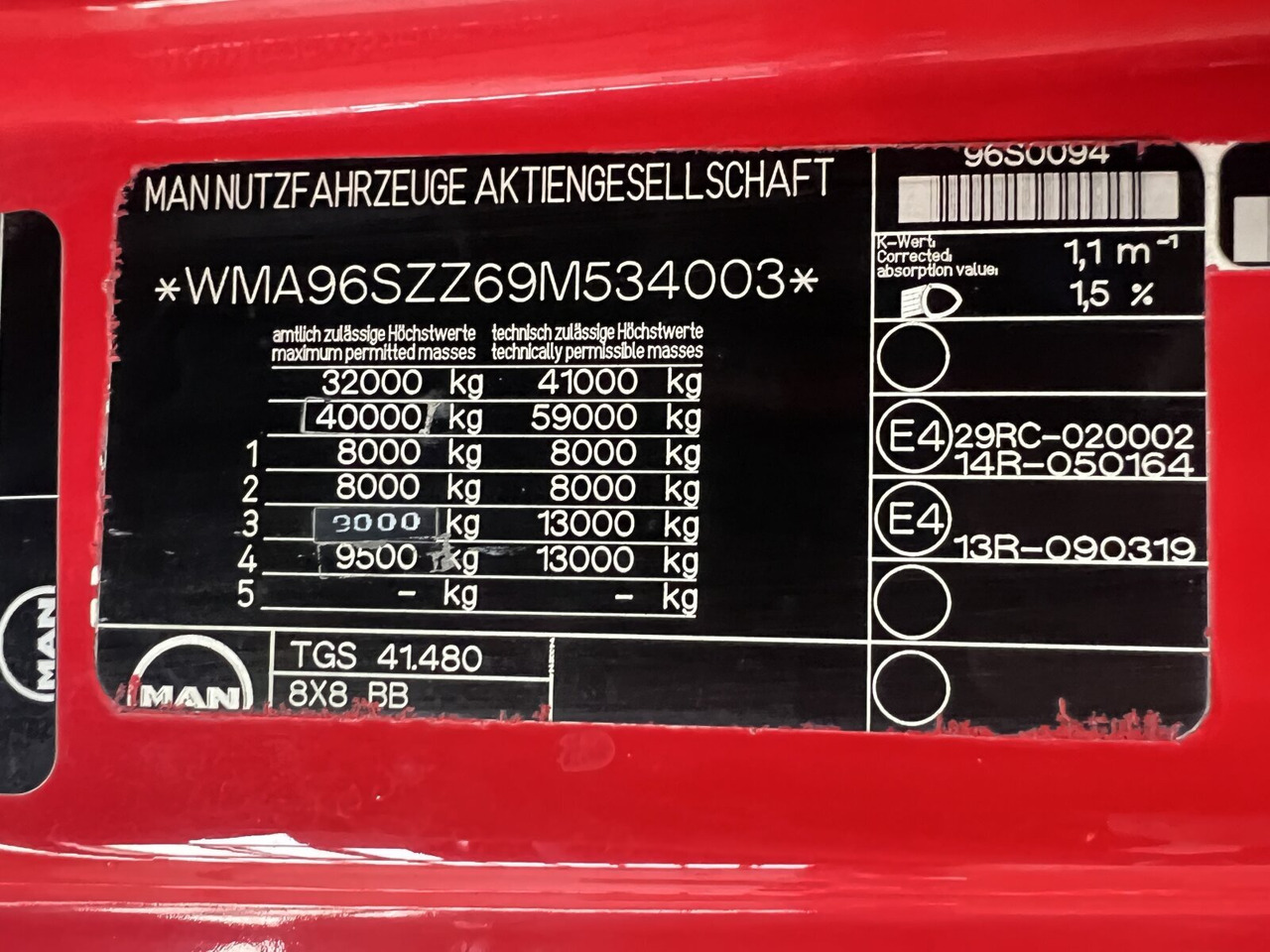 MAN TGS 41.480 8X8 BB TGS 41.480 8X8 BB, Motorabtrieb - شاحنة ذات خطاف: صورة 5 MAN TGS 41.480 8X8 BB TGS 41.480 8X8 BB, Motorabtrieb - شاحنة ذات خطاف: صورة 5