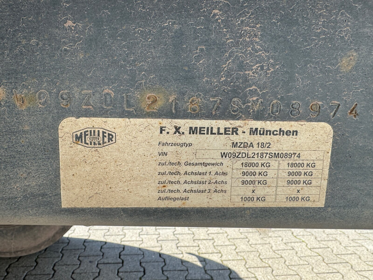 Meiller Meiller MZDA 18/2 Meiller MZDA 18/2, geteilte Alu-Bordwände, ca. 11m³ - مقطورة قلاب: صورة 3 Meiller Meiller MZDA 18/2 Meiller MZDA 18/2, geteilte Alu-Bordwände, ca. 11m³ - مقطورة قلاب: صورة 3