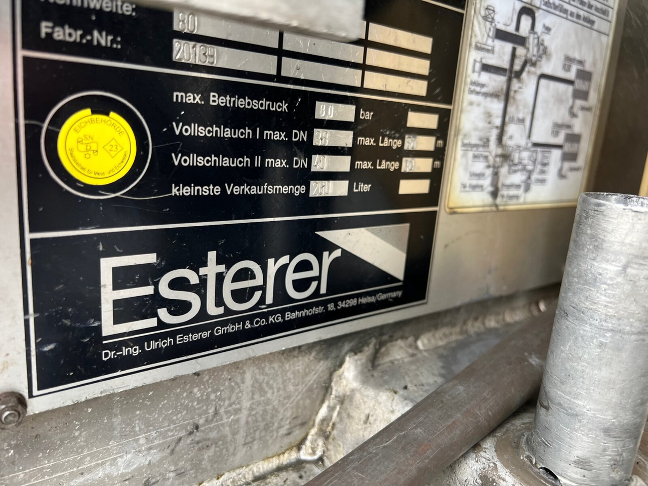 شاحنة صهريج Mercedes-Benz Actros 1841 L 4x2 Actros 1841 L 4x2, Esterer-Tankaufbau, 3 Kammern, 14.000l, ADR: صورة 13