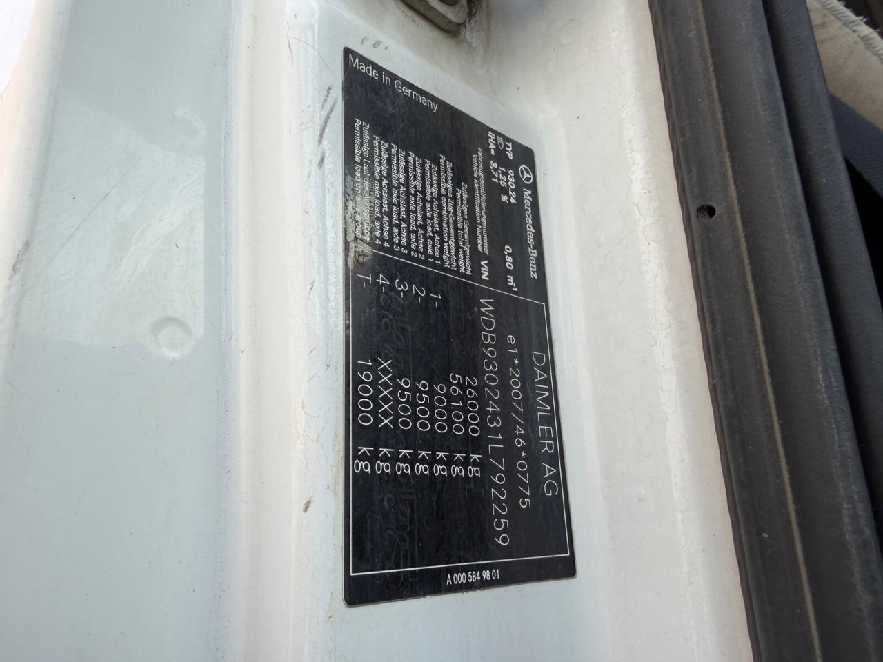 Mercedes-Benz Actros 2644 L 6x4 Actros 2644 L 6x4 Mercedes-Benz Actros 2644 L 6x4 Actros 2644 L 6x4: صورة 6