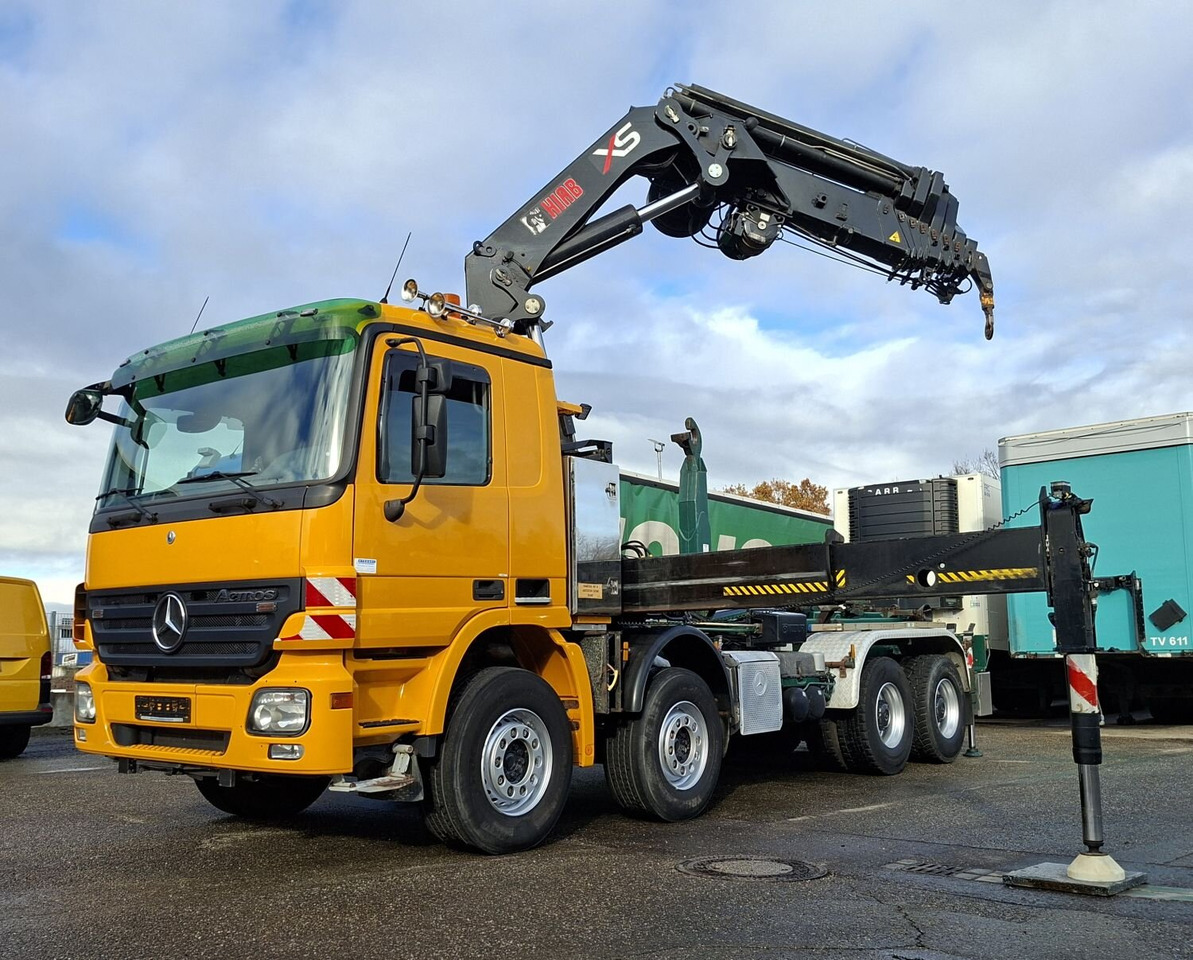 Mercedes-Benz Actros 4146 K 8x4/4 Actros 4146 K 8x4/4, Retarder, Kran Hiab XS 477 E-7 HiPro, Seilwinde, 2x Funk - شاحنة ذات خطاف, شاحنة كرين: صورة 1 Mercedes-Benz Actros 4146 K 8x4/4 Actros 4146 K 8x4/4, Retarder, Kran Hiab XS 477 E-7 HiPro, Seilwinde, 2x Funk - شاحنة ذات خطاف, شاحنة كرين: صورة 1