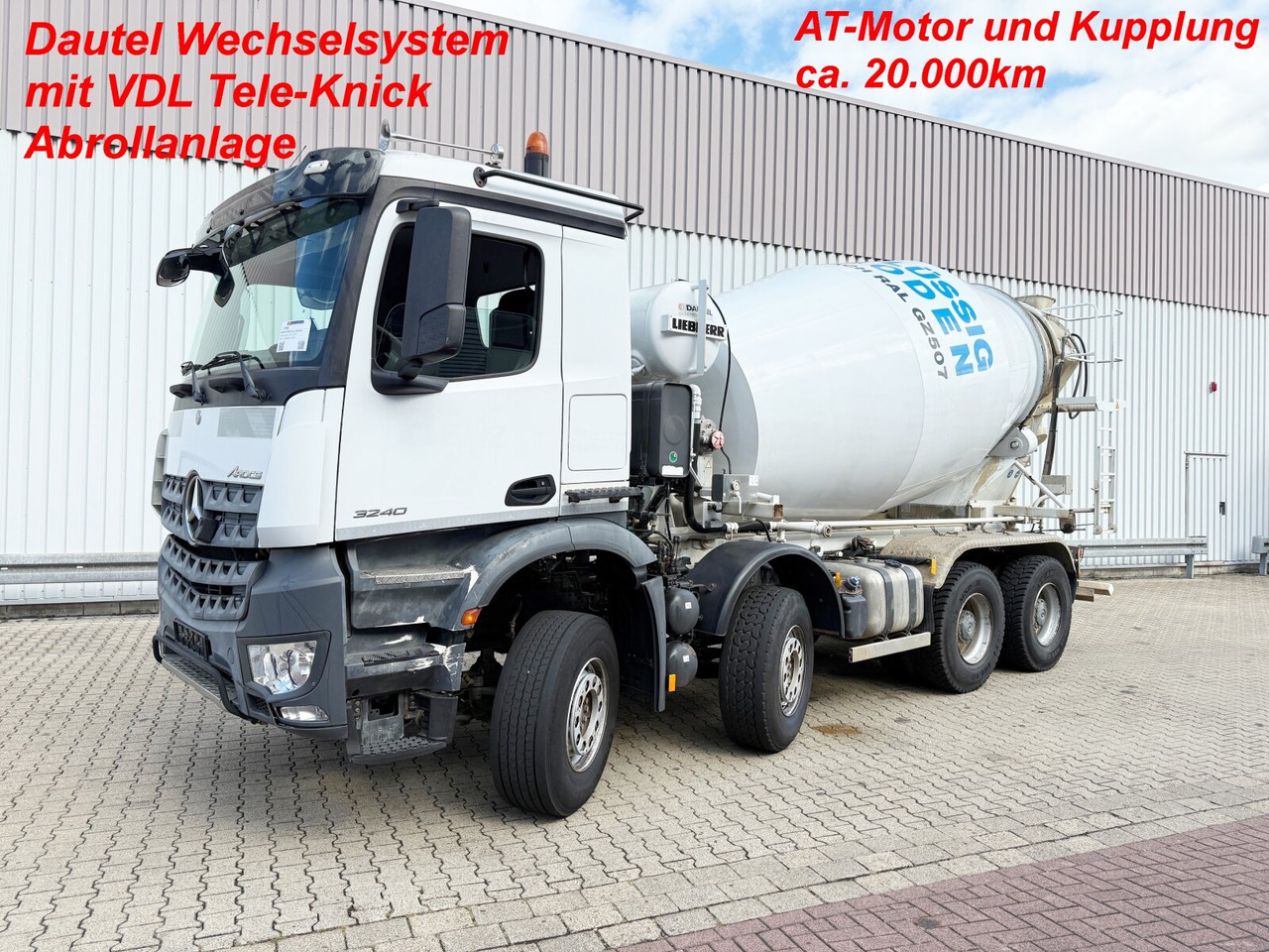 Mercedes-Benz Arocs 3240 8x4 Arocs 3240 8x4, 9 cbm Liebherr HTM 904 F - شاحنة خلاطة خرسانة: صورة 1 Mercedes-Benz Arocs 3240 8x4 Arocs 3240 8x4, 9 cbm Liebherr HTM 904 F - شاحنة خلاطة خرسانة: صورة 1