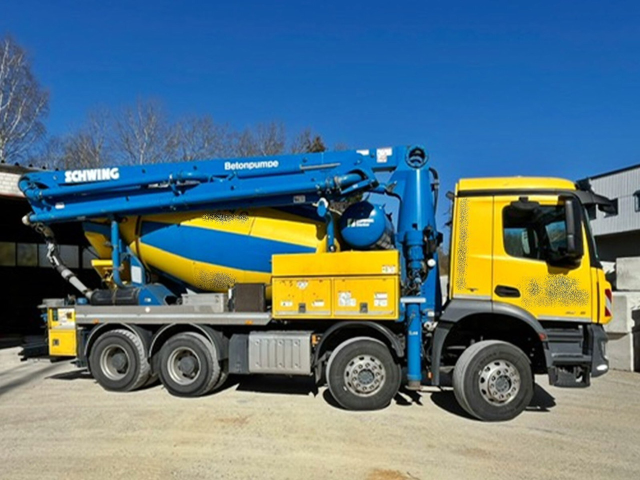 Mercedes-Benz Arocs 3246 B 8x4 Stetter Mischer 7m³, Pumpe 25m Arocs 3246 B 8x4 Stetter Mischer 7m³, Pumpe 25m - شاحنة خلاطة خرسانة: صورة 1 Mercedes-Benz Arocs 3246 B 8x4 Stetter Mischer 7m³, Pumpe 25m Arocs 3246 B 8x4 Stetter Mischer 7m³, Pumpe 25m - شاحنة خلاطة خرسانة: صورة 1