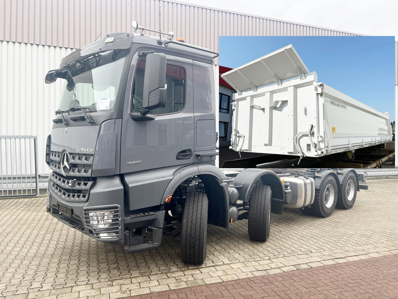 Mercedes-Benz Arocs 3251 L 8x4/4 Arocs 3251 L 8x4/4, Motorabtrieb - شاحنة قلاب: صورة 1 Mercedes-Benz Arocs 3251 L 8x4/4 Arocs 3251 L 8x4/4, Motorabtrieb - شاحنة قلاب: صورة 1