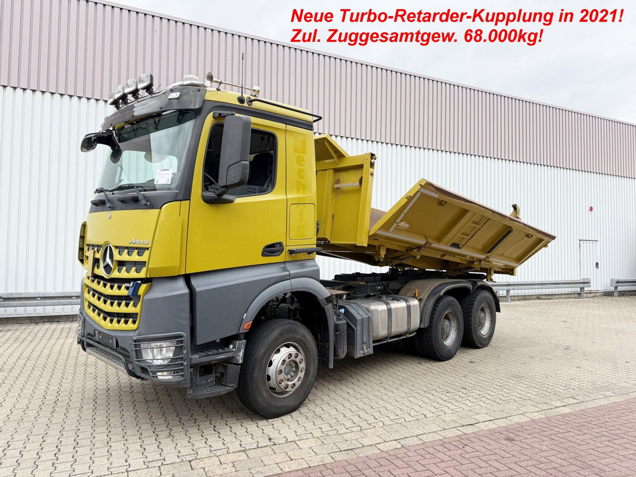 Mercedes-Benz Arocs 3363 K 6x4 Arocs 3363 K 6x4, Grounder, Turbo-Retarder-Kupplung, Bordmatik - شاحنة قلاب: صورة 1 Mercedes-Benz Arocs 3363 K 6x4 Arocs 3363 K 6x4, Grounder, Turbo-Retarder-Kupplung, Bordmatik - شاحنة قلاب: صورة 1