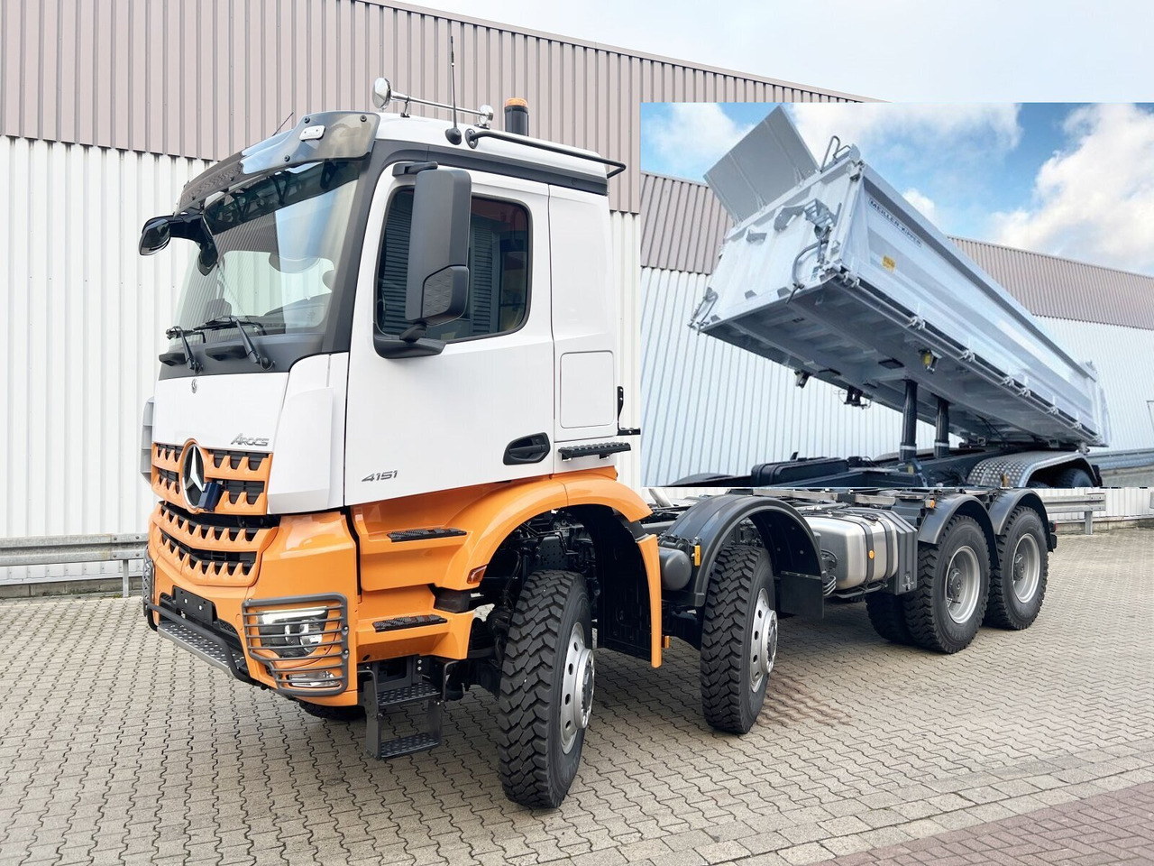 Mercedes-Benz Arocs 4151 AK 8x8/4 Arocs 4151 AK 8x8/4, Grounder - شاحنة قلاب: صورة 1 Mercedes-Benz Arocs 4151 AK 8x8/4 Arocs 4151 AK 8x8/4, Grounder - شاحنة قلاب: صورة 1