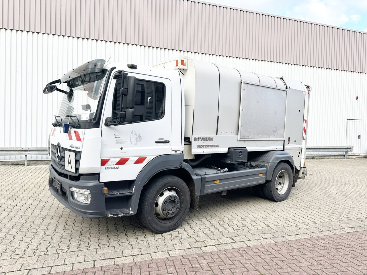Mercedes-Benz Atego 1624 L 4x2 Atego 1624 L 4x2, Retarder, Faun Rotopress, Zöller-Schüttung - شاحنة النفايات: صورة 1 Mercedes-Benz Atego 1624 L 4x2 Atego 1624 L 4x2, Retarder, Faun Rotopress, Zöller-Schüttung - شاحنة النفايات: صورة 1