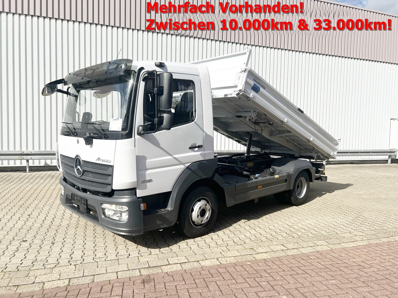 Mercedes-Benz Atego 818 K 4x2 Atego 818 K 4x2, 2x AHK, Meiller-Kipper, mehrfach Vorhanden! - شاحنة قلاب: صورة 1 Mercedes-Benz Atego 818 K 4x2 Atego 818 K 4x2, 2x AHK, Meiller-Kipper, mehrfach Vorhanden! - شاحنة قلاب: صورة 1