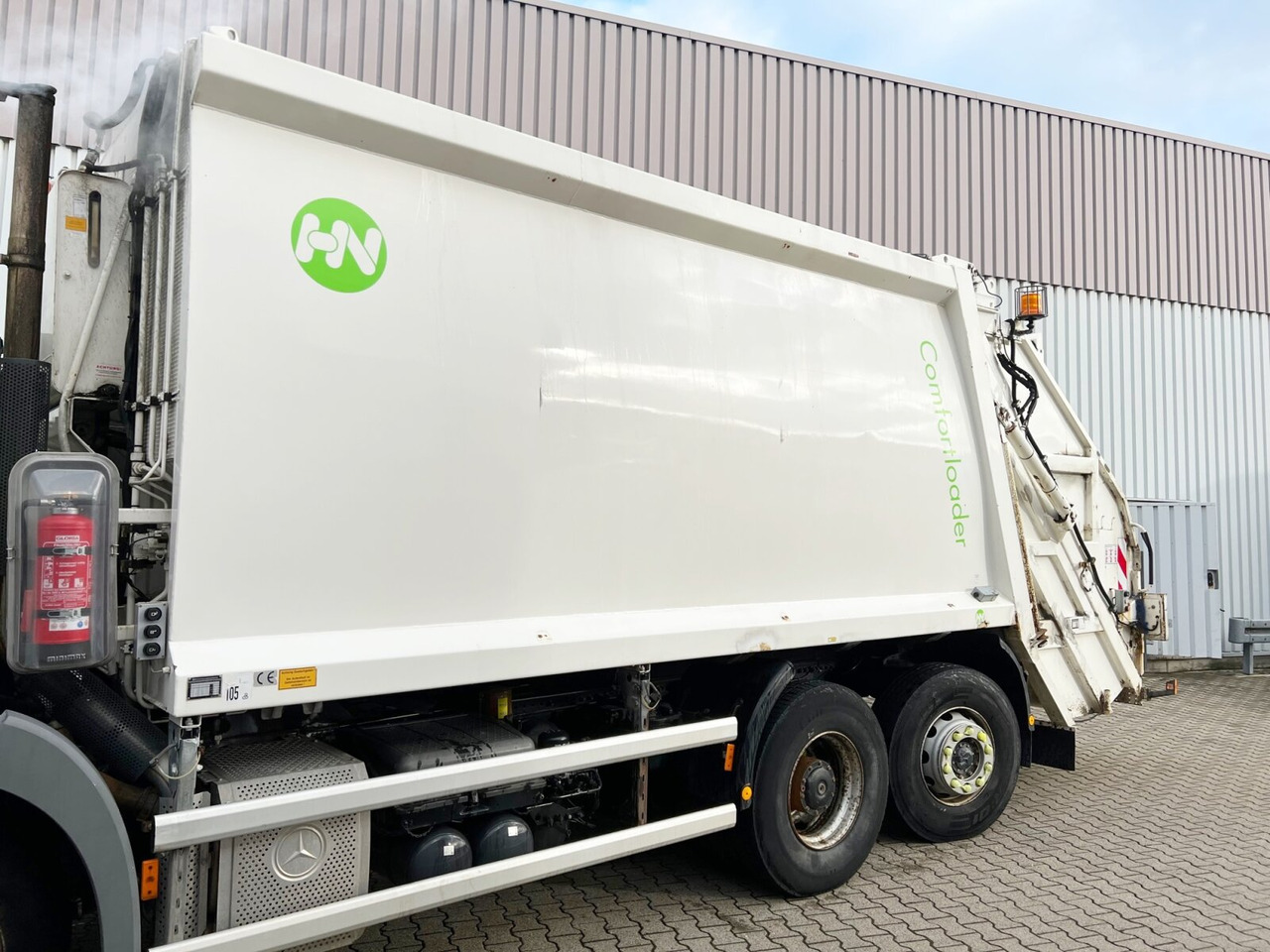 شاحنة النفايات لنقل القمامة Mercedes-Benz Econic 2633 L/NLA 6x2/4 Econic 2633 L/NLA 6x2/4, Lenkachse, Sperrmüllwagen ca. 23,9m³: صورة 13