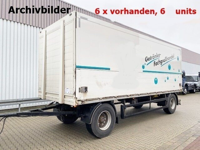 Orten PRASQ 18 Getränkeanhänger PRASQ 18 Getränkeanhänger, Stapleraufnahme, 6 x Vorhanden! - مقطورة صندوق مغلق: صورة 1 Orten PRASQ 18 Getränkeanhänger PRASQ 18 Getränkeanhänger, Stapleraufnahme, 6 x Vorhanden! - مقطورة صندوق مغلق: صورة 1