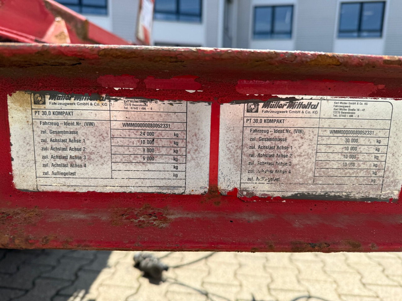 PT 30,0 Kompakt PT 30,0 Kompakt, verbr. auf 3m - مقطورة مسطحة منخفضة: صورة 4 PT 30,0 Kompakt PT 30,0 Kompakt, verbr. auf 3m - مقطورة مسطحة منخفضة: صورة 4