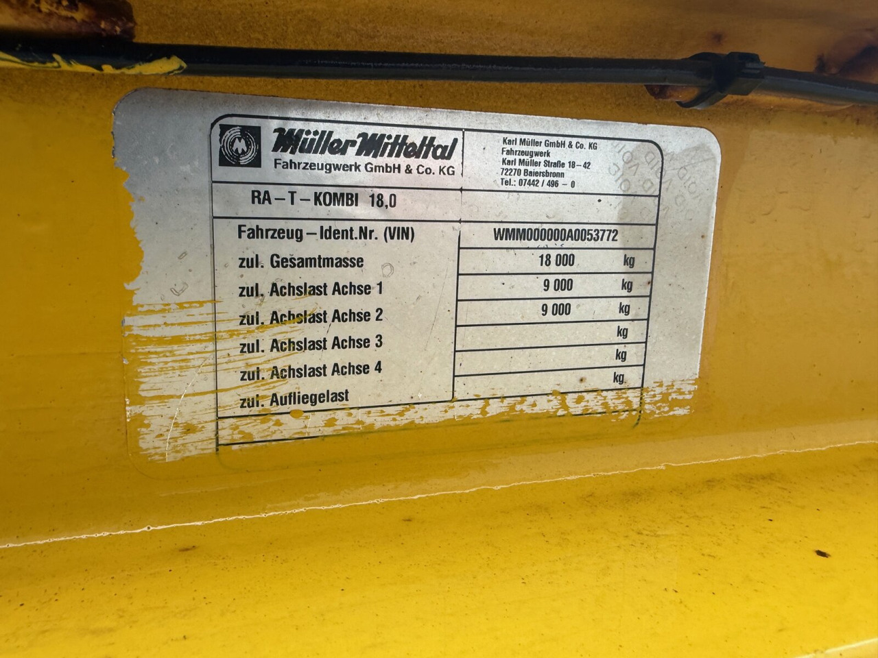 RA-T-Kombi 18,0 RA-T-Kombi 18,0 - مقطورة هوك ليفت/ لود لوجر: صورة 4 RA-T-Kombi 18,0 RA-T-Kombi 18,0 - مقطورة هوك ليفت/ لود لوجر: صورة 4