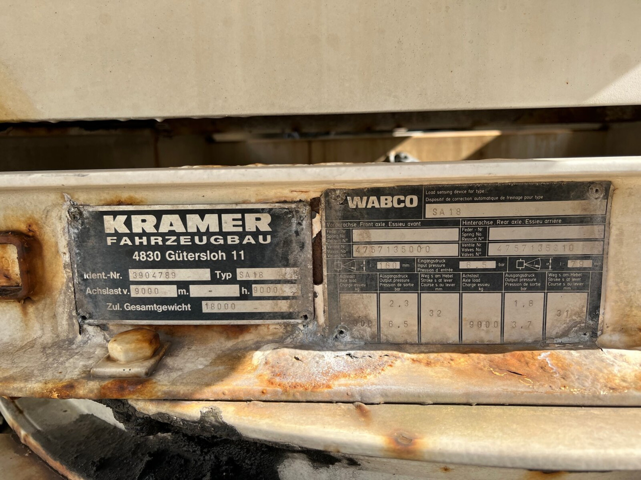 مقطورة صهريج SA 18 Fäkalienanhänger Kramer, SA 18 Fäkalienanhänger, ca. 10.000l: صورة 6