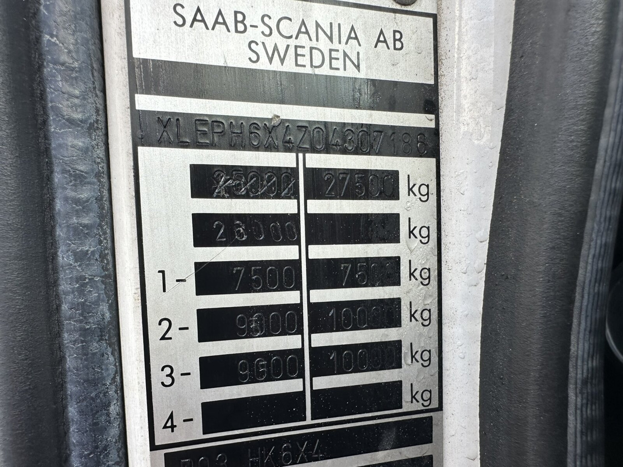 Scania P93 HK 250 6x4L P93 HK 250 6x4L - شاحنة هيكل كابينة: صورة 3 Scania P93 HK 250 6x4L P93 HK 250 6x4L - شاحنة هيكل كابينة: صورة 3
