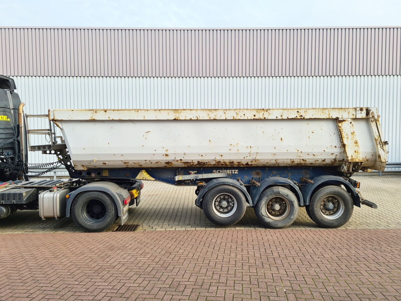 نصف مقطورة Schmitz Cargobull SKI 24 SL 7.2 SKI 24 SL 7.2, Stahl ca. 24m³, 20x VORHANDEN, Liftachse: صورة 7
