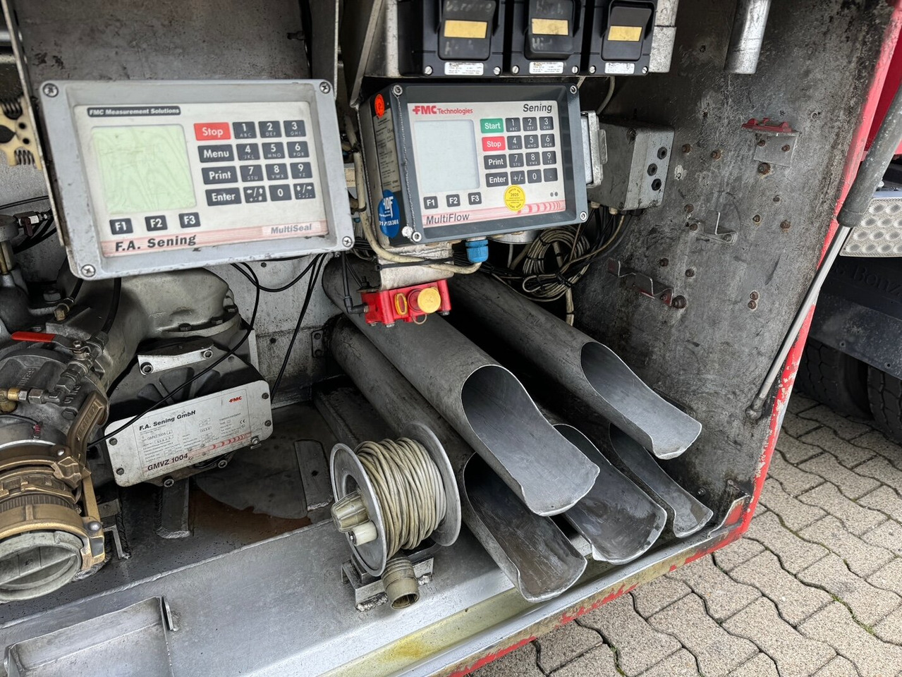 نصف مقطورة صهريج Schrader Z-STA 24-42.7/4 Tankauflieger Z-STA 24-42.7/4, 4 Kammern, ca. 42700l, 2x Liftachse, Oben-/Untenbefüllung: صورة 6