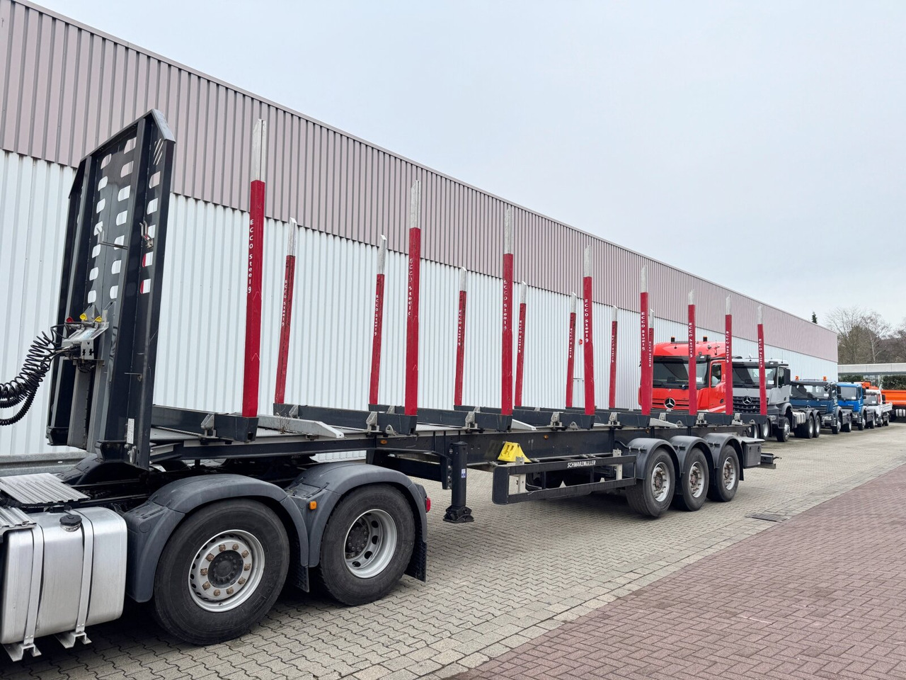 Schwarzmüller 3-Achs Holzauflieger 3-Achs Holzauflieger, Liftachse, MEHRFACH VORHANDEN! - نصف مقطورة اخشاب: صورة 4 Schwarzmüller 3-Achs Holzauflieger 3-Achs Holzauflieger, Liftachse, MEHRFACH VORHANDEN! - نصف مقطورة اخشاب: صورة 4