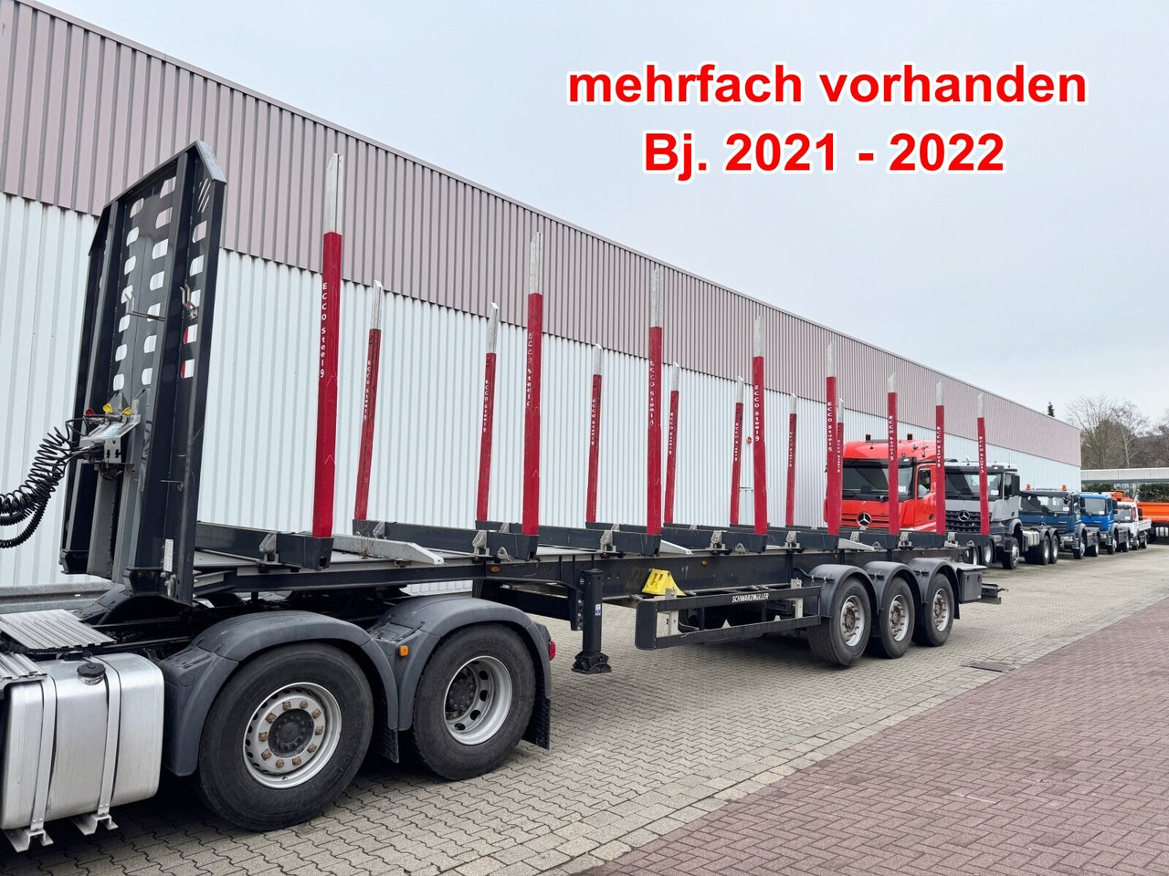 Schwarzmüller 3-Achs Holzauflieger 3-Achs Holzauflieger, Liftachse, MEHRFACH VORHANDEN! - نصف مقطورة اخشاب: صورة 1 Schwarzmüller 3-Achs Holzauflieger 3-Achs Holzauflieger, Liftachse, MEHRFACH VORHANDEN! - نصف مقطورة اخشاب: صورة 1