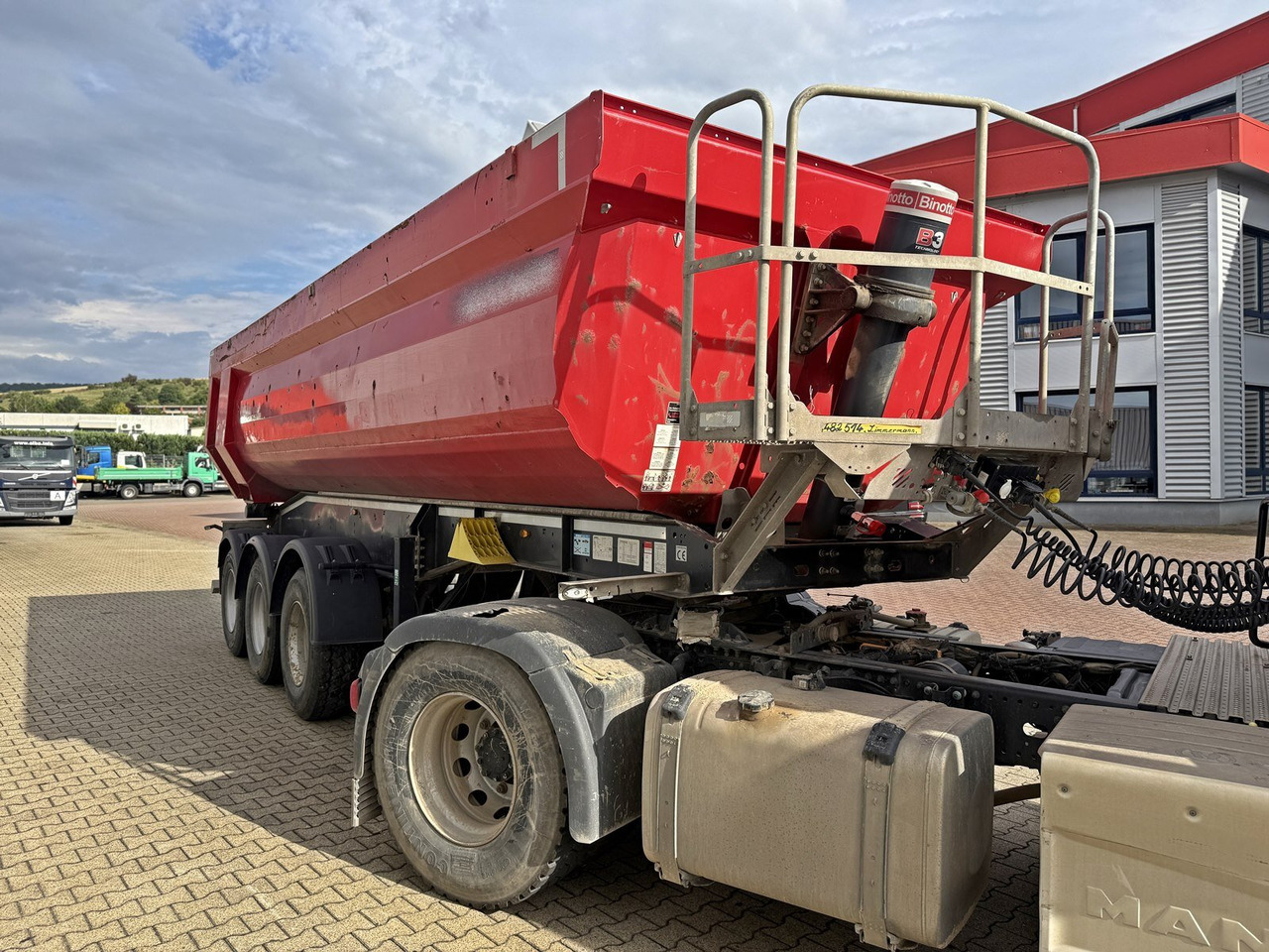 نصف مقطورة Schwarzmüller K-Serie Kippauflieger, Hardoxmulde ca. 24/26m³, Liftachse K-Serie Kippauflieger, Hardoxmulde ca. 24/26m³, Liftachse: صورة 9