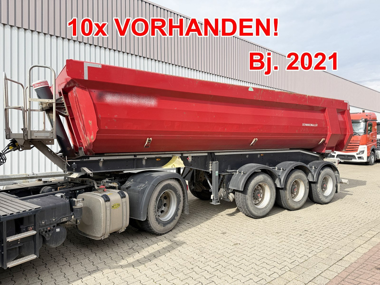 Schwarzmüller K-Serie Kippauflieger, Hardoxmulde ca. 24/26m³, Liftachse K-Serie Kippauflieger, Hardoxmulde ca. 24/26m³, Liftachse - نصف مقطورة: صورة 1 Schwarzmüller K-Serie Kippauflieger, Hardoxmulde ca. 24/26m³, Liftachse K-Serie Kippauflieger, Hardoxmulde ca. 24/26m³, Liftachse - نصف مقطورة: صورة 1