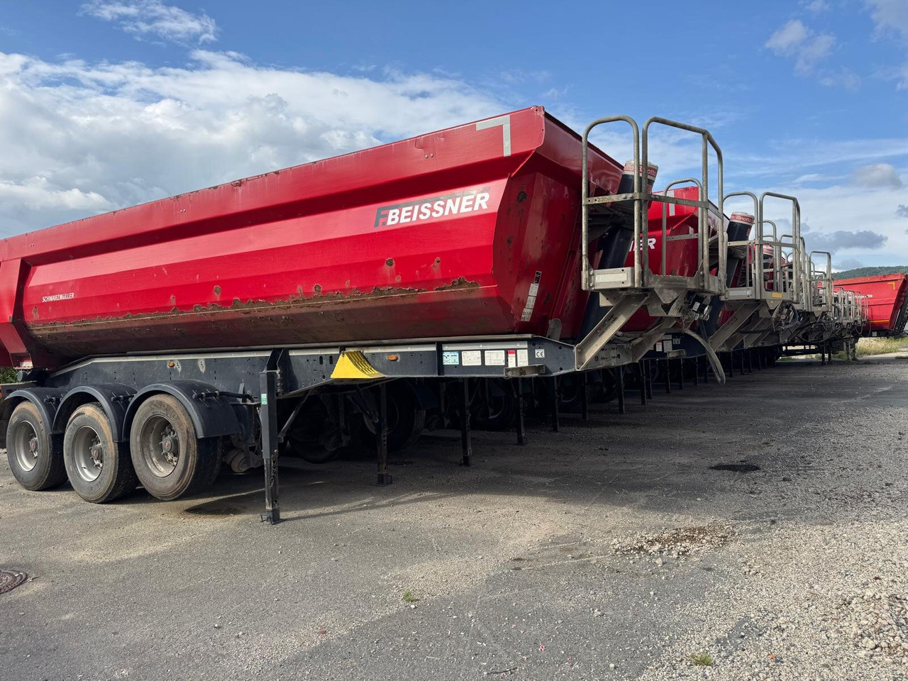 نصف مقطورة Schwarzmüller K-Serie Kippauflieger, Hardoxmulde ca. 24/26m³, Liftachse K-Serie Kippauflieger, Hardoxmulde ca. 24/26m³, Liftachse: صورة 7