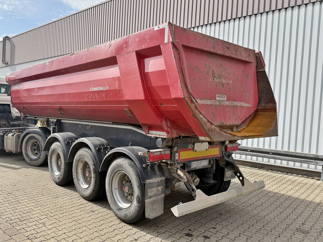 نصف مقطورة Schwarzmüller K-Serie Kippauflieger, Hardoxmulde ca. 24/26m³, Liftachse K-Serie Kippauflieger, Hardoxmulde ca. 24/26m³, Liftachse: صورة 10