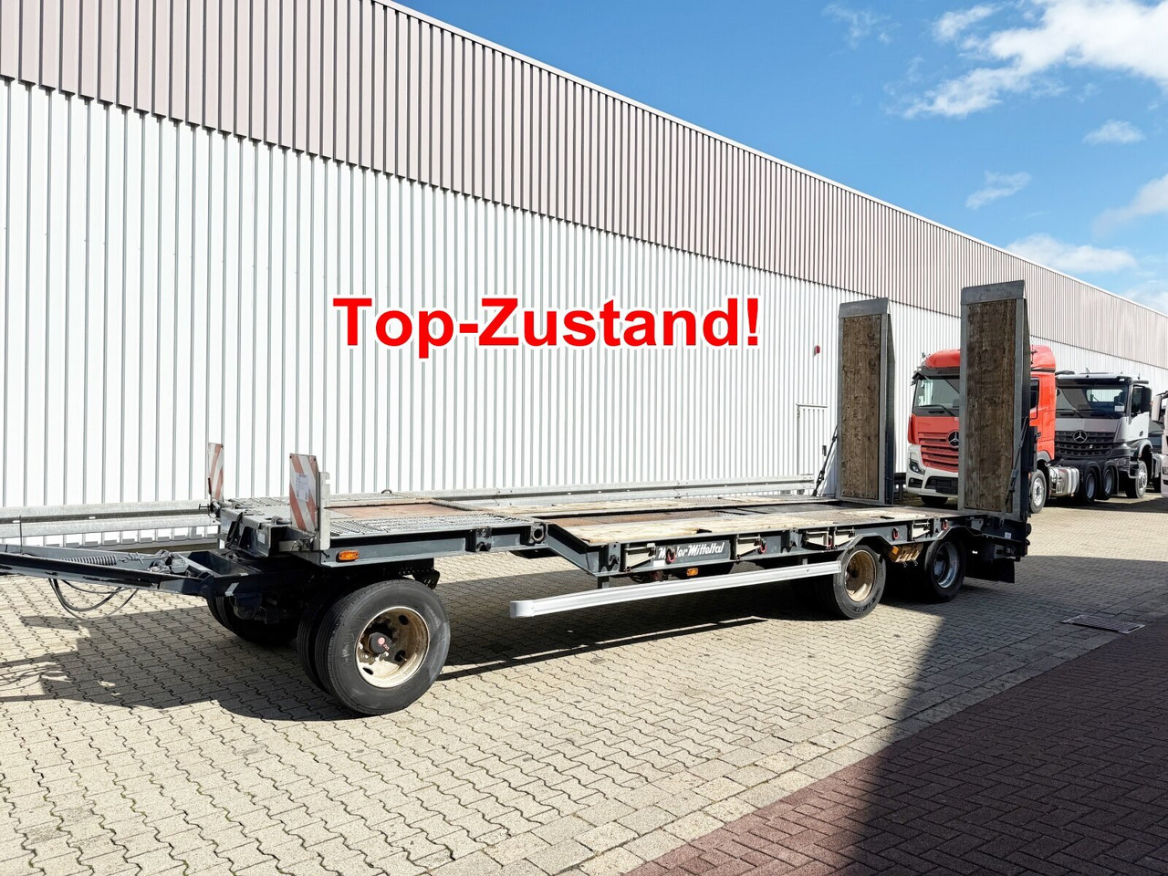 مقطورة مسطحة منخفضة لنقل المعدات الثقيلة T 3 Profi 30,0 T 3 Profi 30,0, Verbreiterbar auf 3m: صورة 1