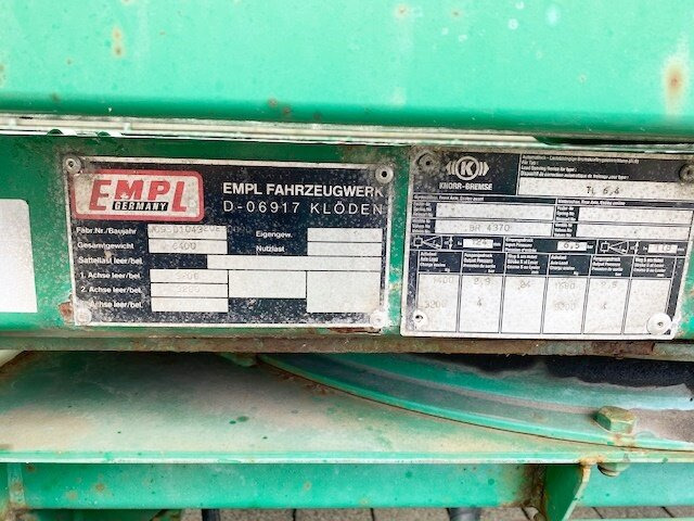 TL 6,4 Empl TL 6,4 Spezial-Tiefladeanhänger, Ex-Polizei - مقطورة مسطحة منخفضة: صورة 5 TL 6,4 Empl TL 6,4 Spezial-Tiefladeanhänger, Ex-Polizei - مقطورة مسطحة منخفضة: صورة 5