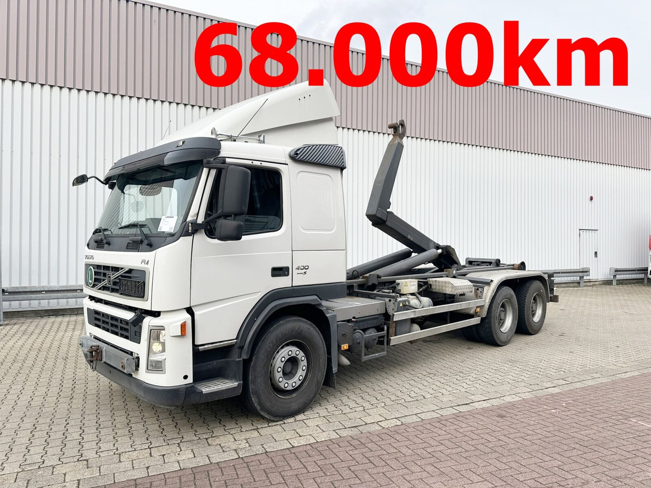 Volvo FM 400 6x4 R FM 400/6x4 R, VDL S-21-6200 4.50 bis 7.00m Container - شاحنة ذات خطاف: صورة 1 Volvo FM 400 6x4 R FM 400/6x4 R, VDL S-21-6200 4.50 bis 7.00m Container - شاحنة ذات خطاف: صورة 1