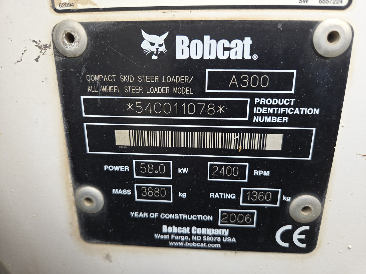 BOBCAT A300 - شيول صغير: صورة 5 BOBCAT A300 - شيول صغير: صورة 5