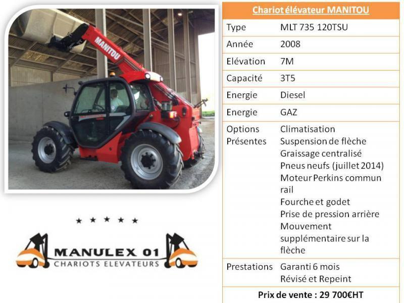 Manitou MLT735 120LSU Turbo - رافعة تلسكوبية: صورة 2 Manitou MLT735 120LSU Turbo - رافعة تلسكوبية: صورة 2
