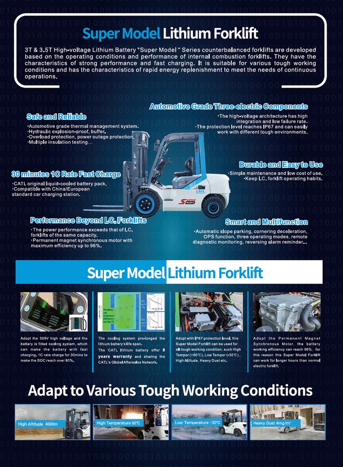 TCF SUPER MODEL POUR CONDITIONS EXTREMES - رافعة شوكية كهربائية: صورة 2 TCF SUPER MODEL POUR CONDITIONS EXTREMES - رافعة شوكية كهربائية: صورة 2