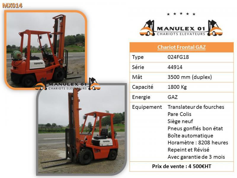 Toyota 024FG18 - رافعة شوكية: صورة 4 Toyota 024FG18 - رافعة شوكية: صورة 4