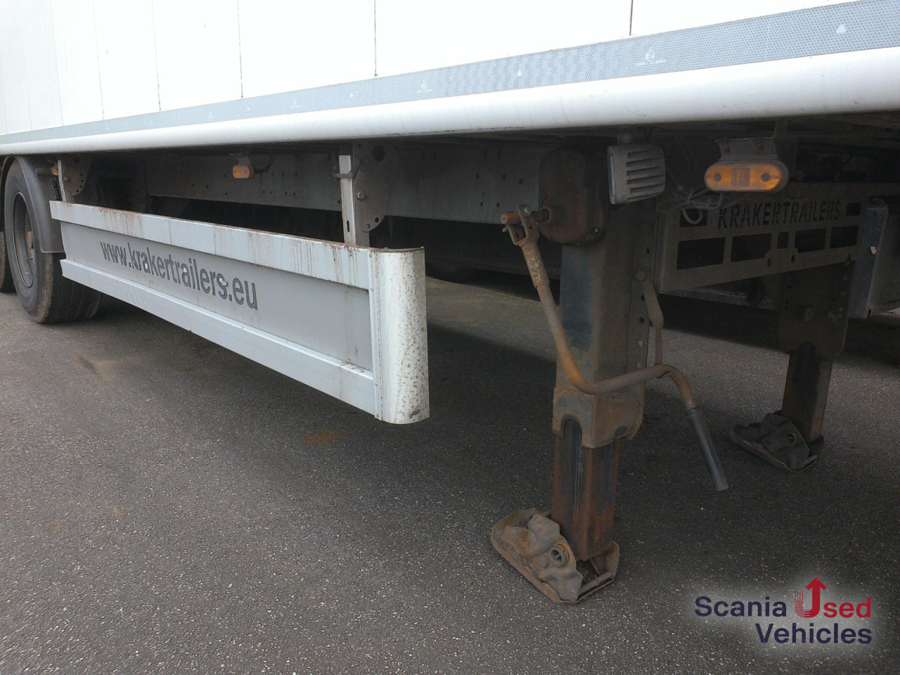 نصف مقطورة مباشرة KRAKER CF-200 Schubboden Liftachse Rollplane: صورة 12