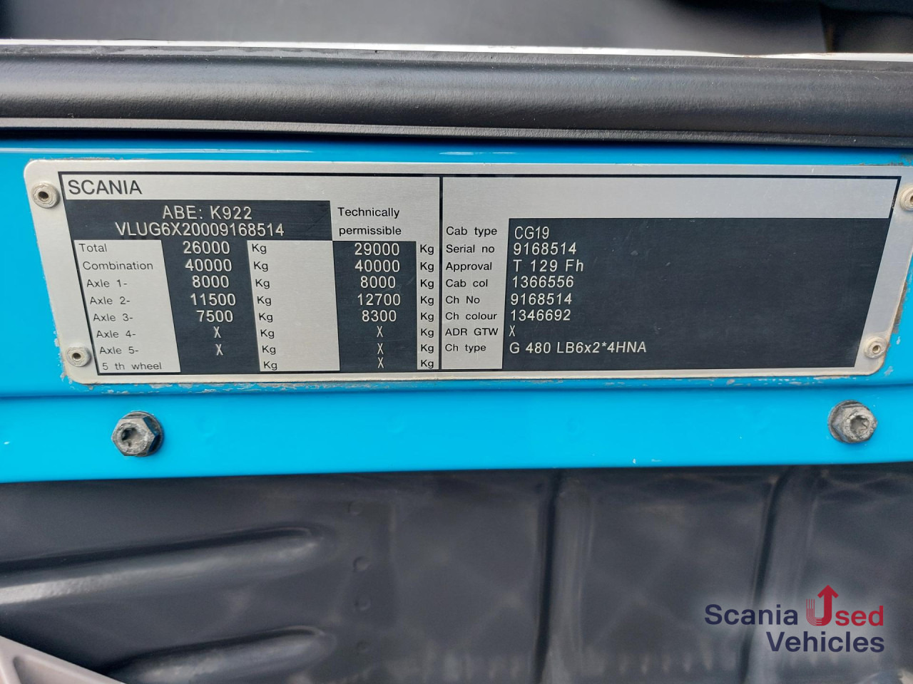 SCANIA G 480 LB6x2*4HNA Meiler RK2070 - شاحنة ذات خطاف: صورة 5 SCANIA G 480 LB6x2*4HNA Meiler RK2070 - شاحنة ذات خطاف: صورة 5