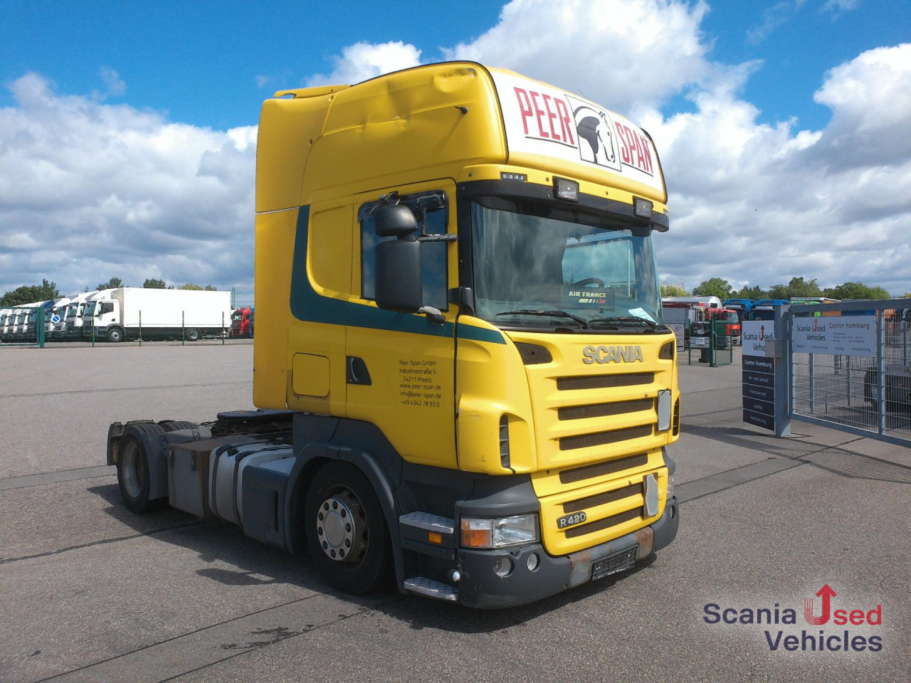 SCANIA R 420 LA4x2MEB Volumen MEGA Jumbo Vollluft - وحدة جر: صورة 1 SCANIA R 420 LA4x2MEB Volumen MEGA Jumbo Vollluft - وحدة جر: صورة 1