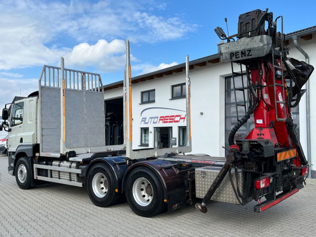 DAF CF 460 6x4 mit Riedler Holzaufb. Penz Kran 12Z - شاحنة قطع الأشجار, شاحنة كرين: صورة 5 DAF CF 460 6x4 mit Riedler Holzaufb. Penz Kran 12Z - شاحنة قطع الأشجار, شاحنة كرين: صورة 5