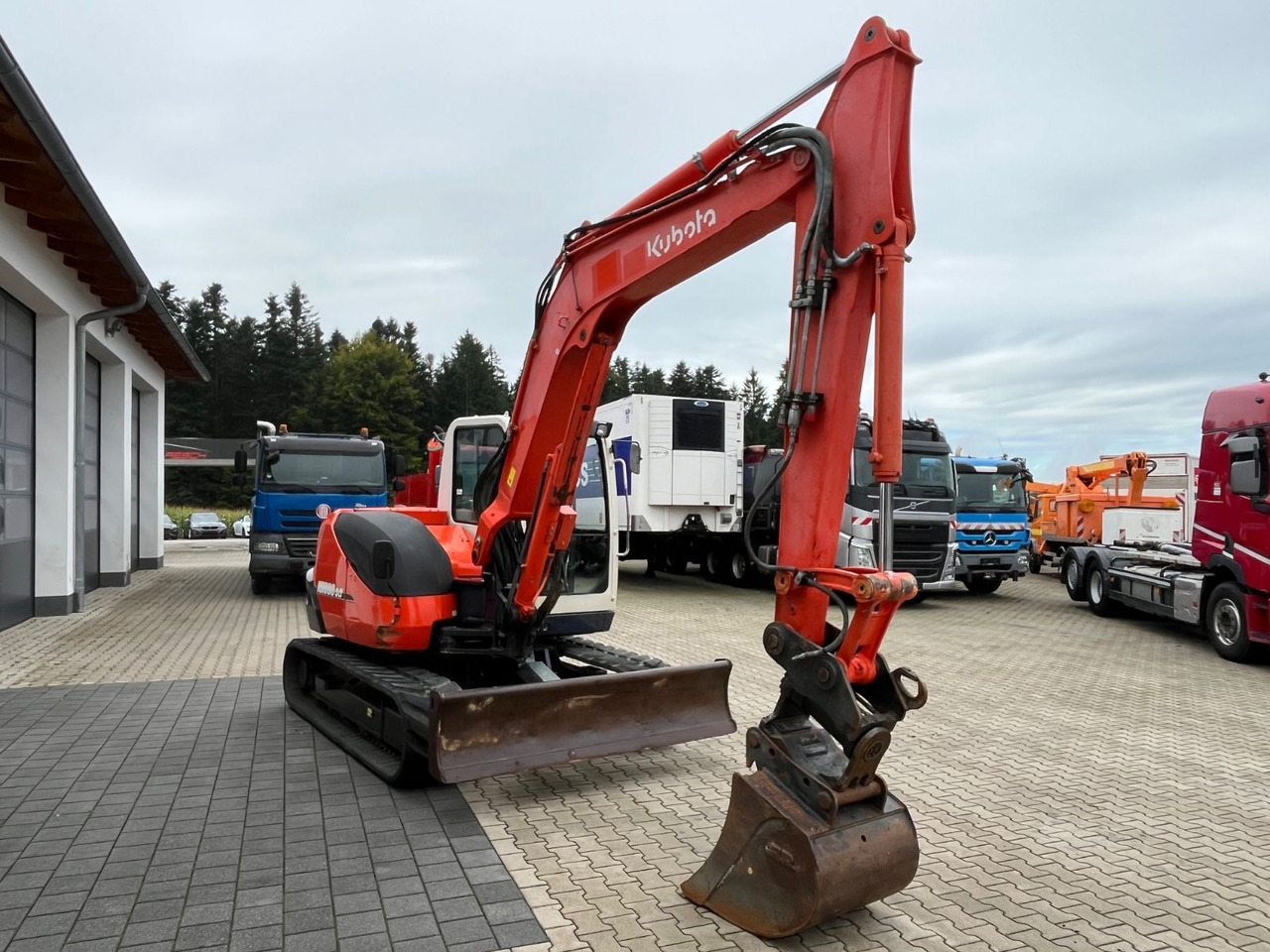 Kubota KX 080-3 Powertilt MS 08 - حفارة مُصَّغرة: صورة 3 Kubota KX 080-3 Powertilt MS 08 - حفارة مُصَّغرة: صورة 3