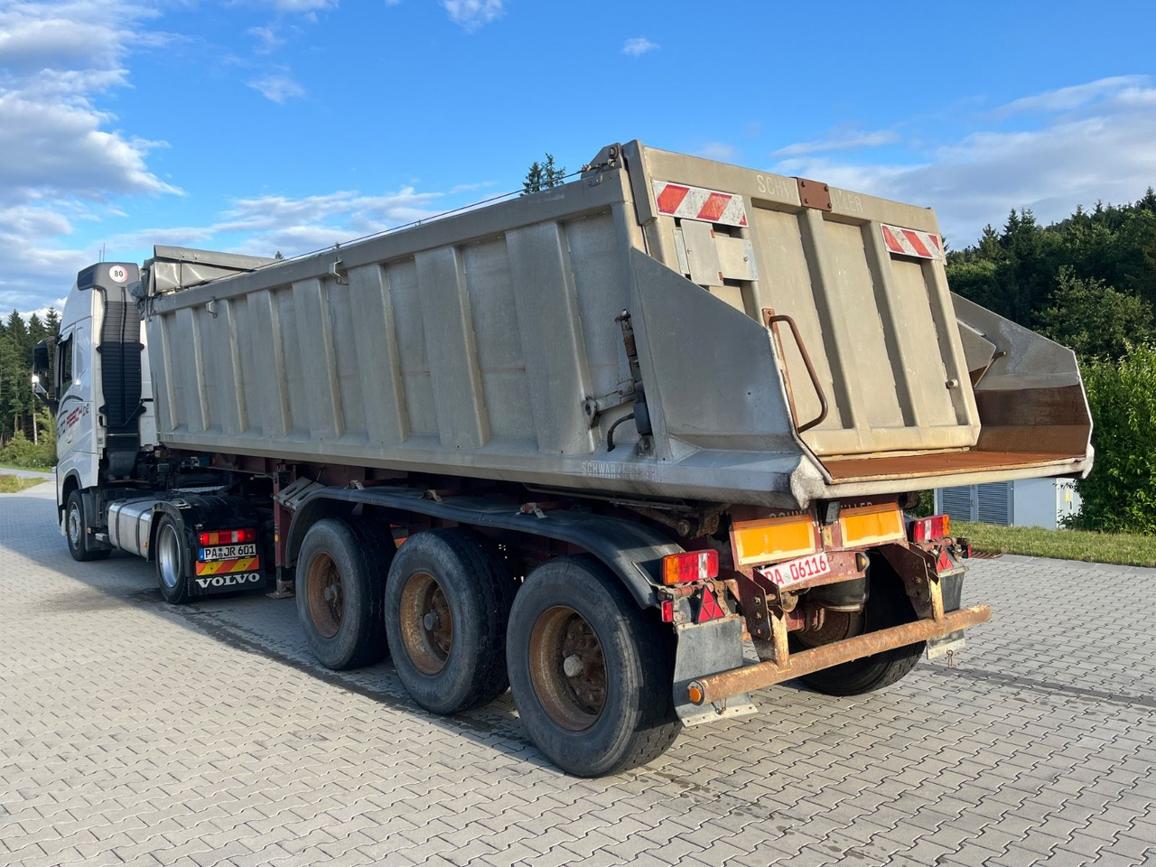 Schwarzmüller 3 Achs Alu Kippmulde Trommelbremse - قلابة نصف مقطورة نصف مقطورة قلابة: صورة 2 Schwarzmüller 3 Achs Alu Kippmulde Trommelbremse - قلابة نصف مقطورة نصف مقطورة قلابة: صورة 2