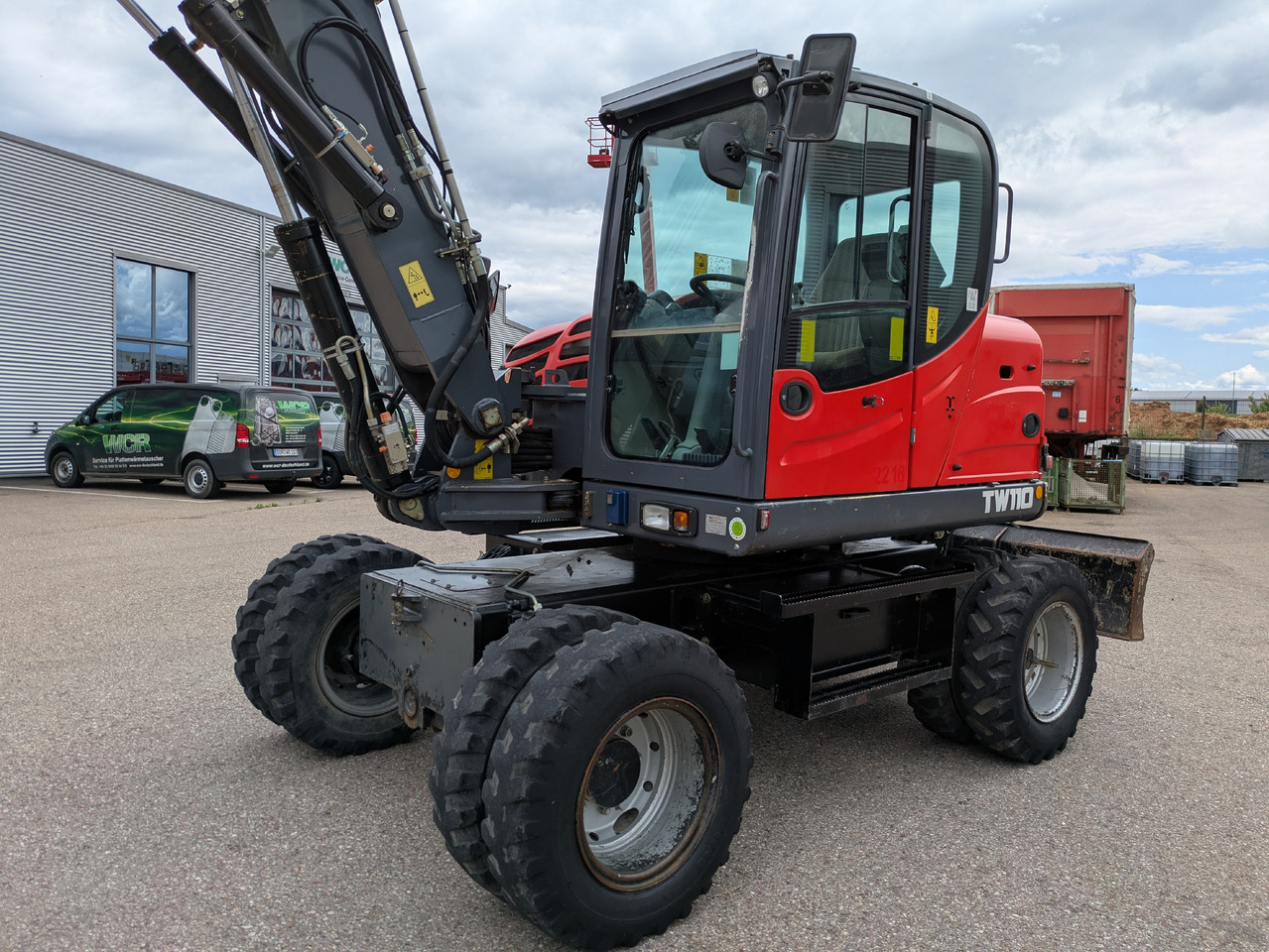 TEREX TW110 Mobilbagger Powertilt Rußpartikelfilter - حفارة دولاب: صورة 2 TEREX TW110 Mobilbagger Powertilt Rußpartikelfilter - حفارة دولاب: صورة 2