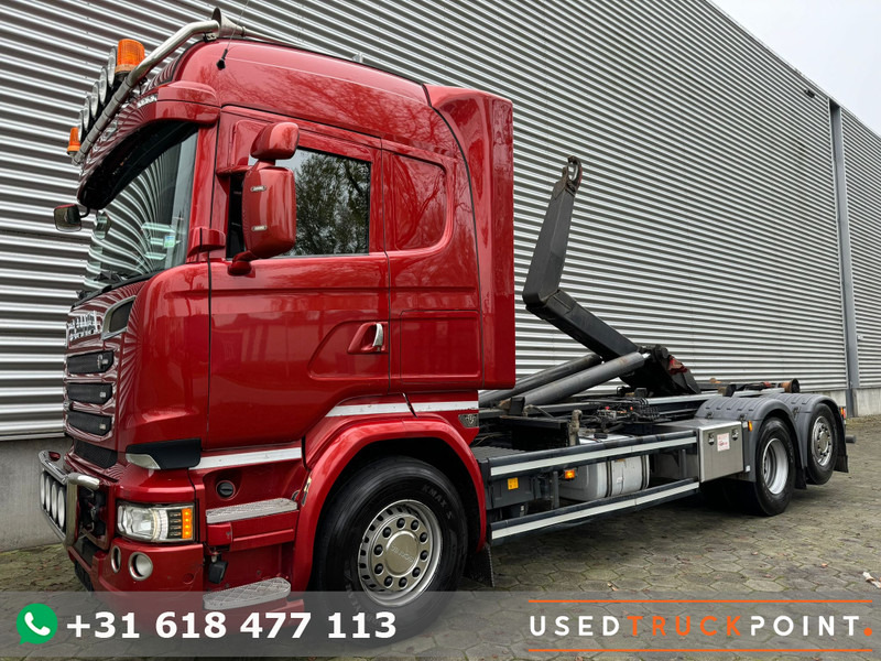 Scania R 580 Highline / 6X2 / Hooksystem / Retarder / Full Air / V8 / Belgium Truck - شاحنة ذات خطاف: صورة 1 Scania R 580 Highline / 6X2 / Hooksystem / Retarder / Full Air / V8 / Belgium Truck - شاحنة ذات خطاف: صورة 1