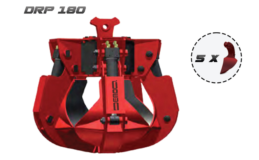 DEMOQ DRP180 Hydraulic Polyp -grab 250 kg - كُلَّاب - آلات البناء: صورة 1 DEMOQ DRP180 Hydraulic Polyp -grab 250 kg - كُلَّاب - آلات البناء: صورة 1